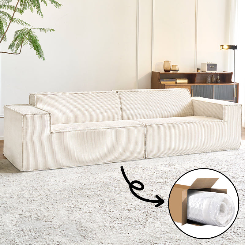 Boneless Sealed Couch Vacuum Compressed Foam Sofa in a box - Lkikos.com