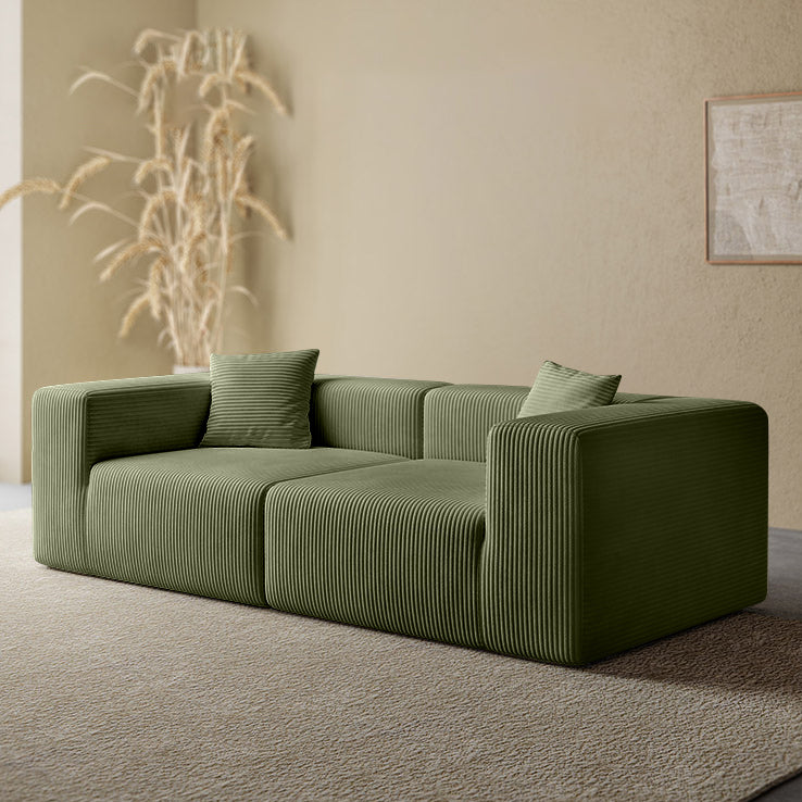Compressed Couch Boneless Sponge Sofa green- Lkikos.com