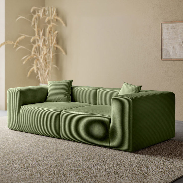 Compressed Couch Boneless Sponge Sofa green 3- Lkikos.com