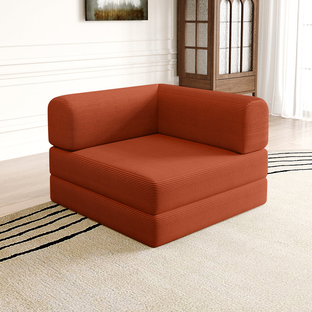 Compression Sofa Corner orange red- Lkikos.com