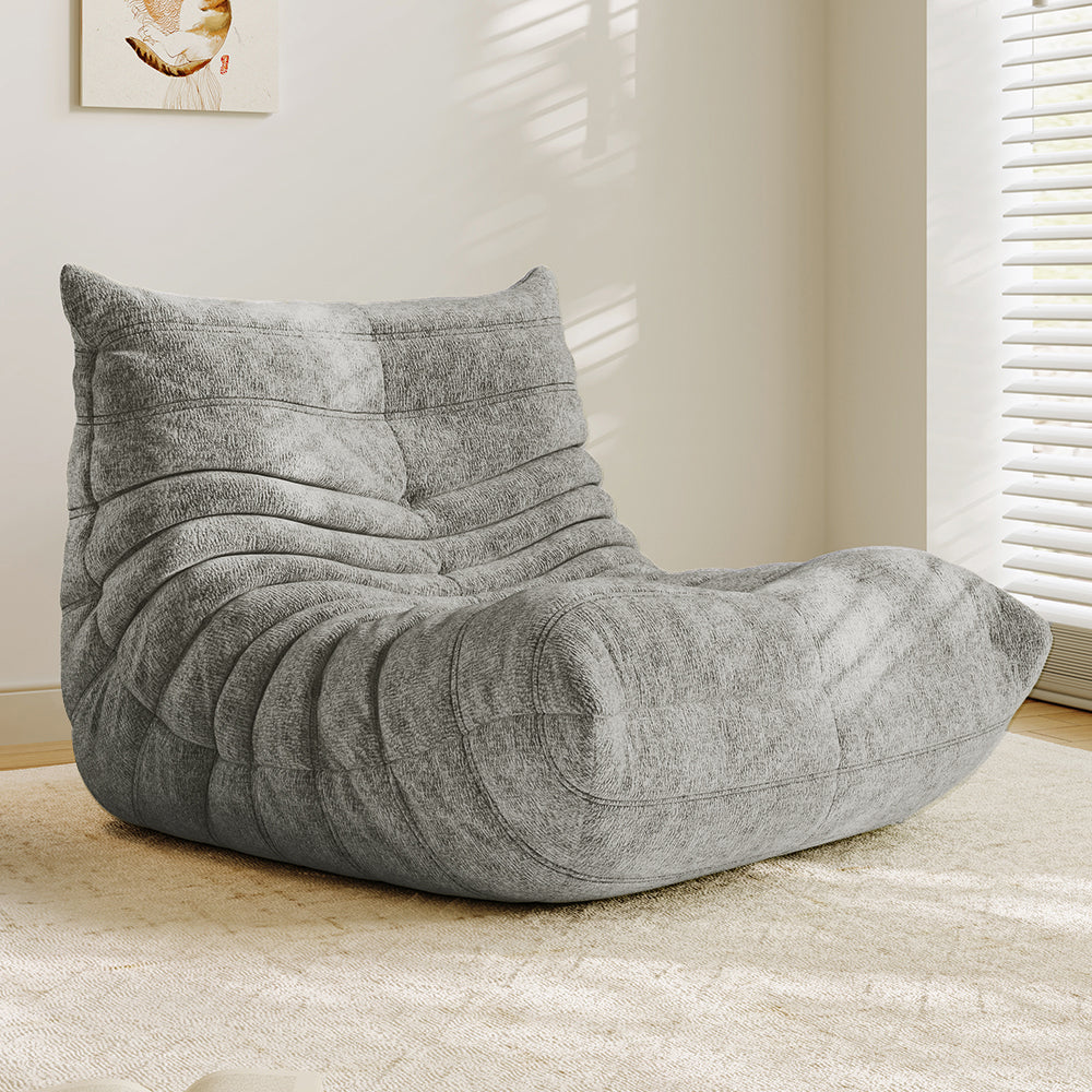 Lkikos Compressed Sofa Togo Sofa in light gray 2.1- Lkikos.com