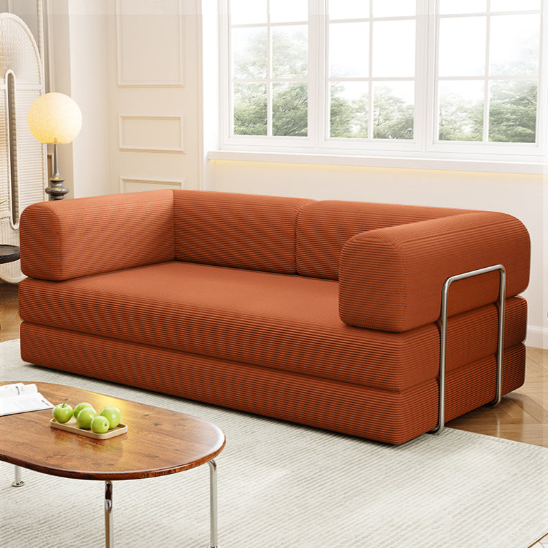 Rust Orange Vacuum Sealed Compressed Sofa in a box - Lkikos.com