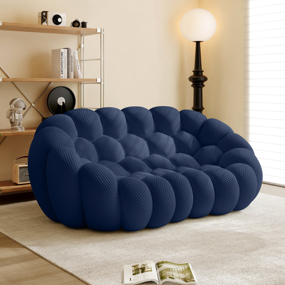 Vacuum Compression Bubble Sofa 2 seat in Dark Blue - Lkikos.com