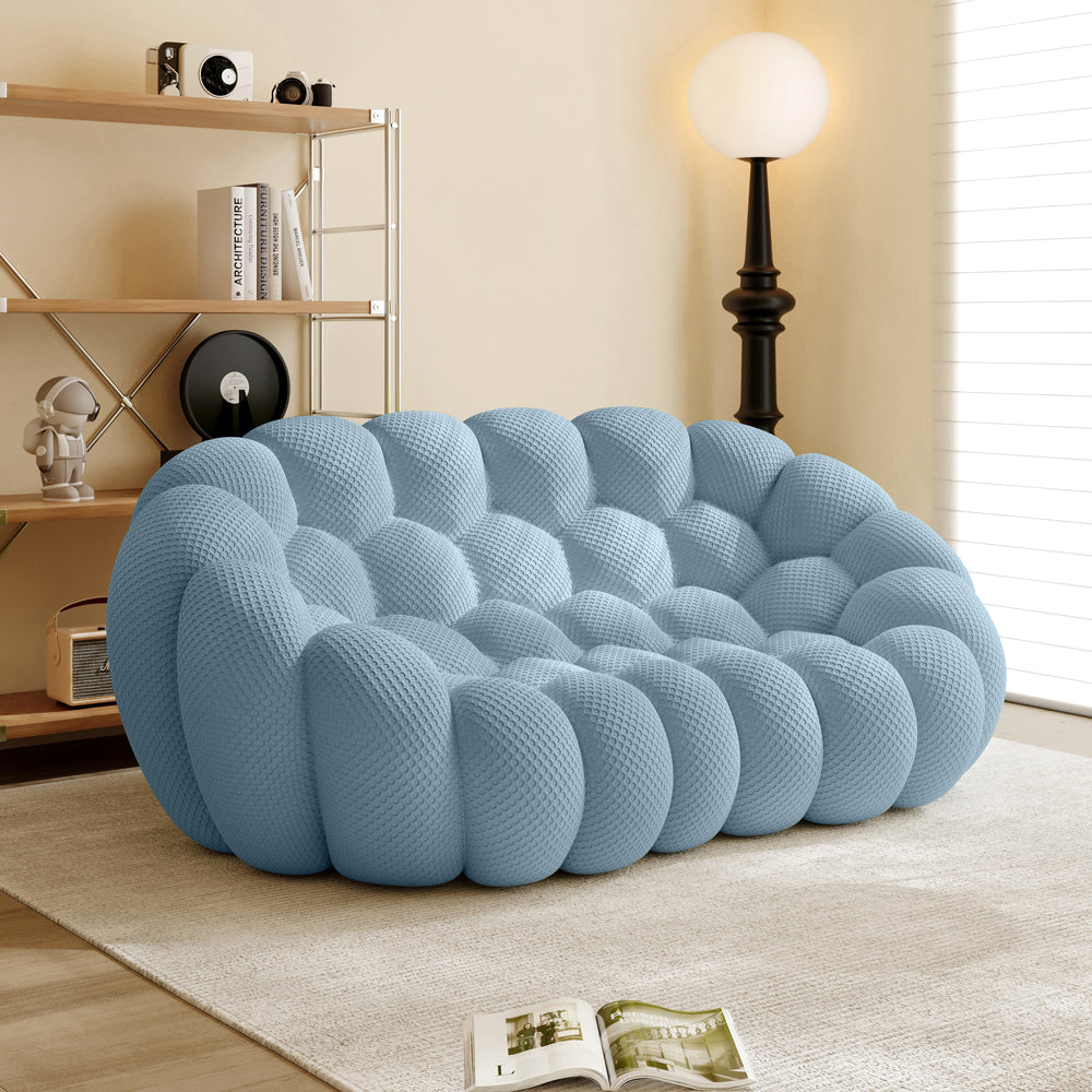 Vacuum Compression Bubble Sofa 2 seat in Light Blue - Lkikos.com