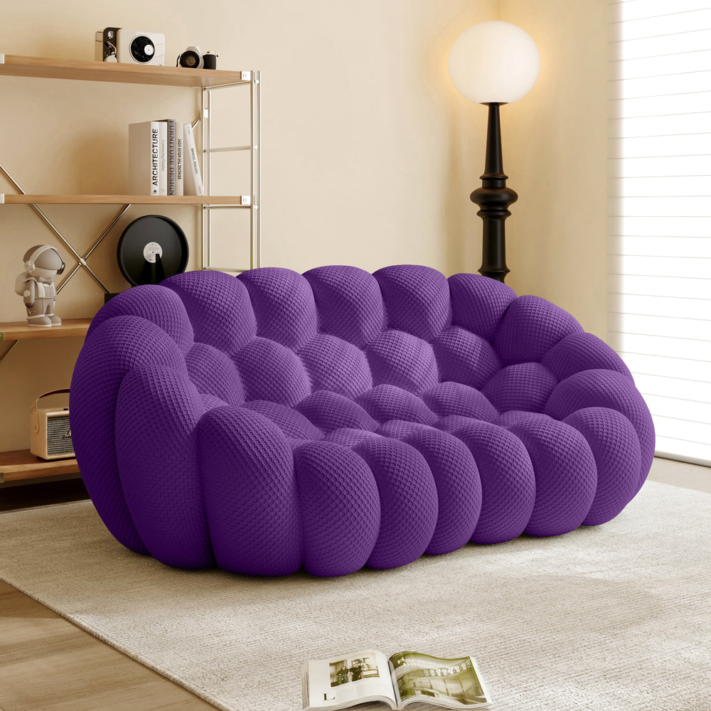 Vacuum Compression Bubble Sofa 2 seat in Purple - Lkikos.com