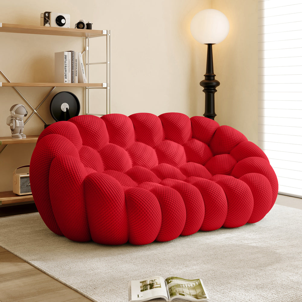 Vacuum Compression Bubble Sofa 2 seat in Red - Lkikos.com