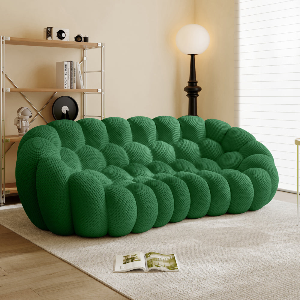 Vacuum Compression Bubble Sofa 3 seat in Green - Lkikos.com