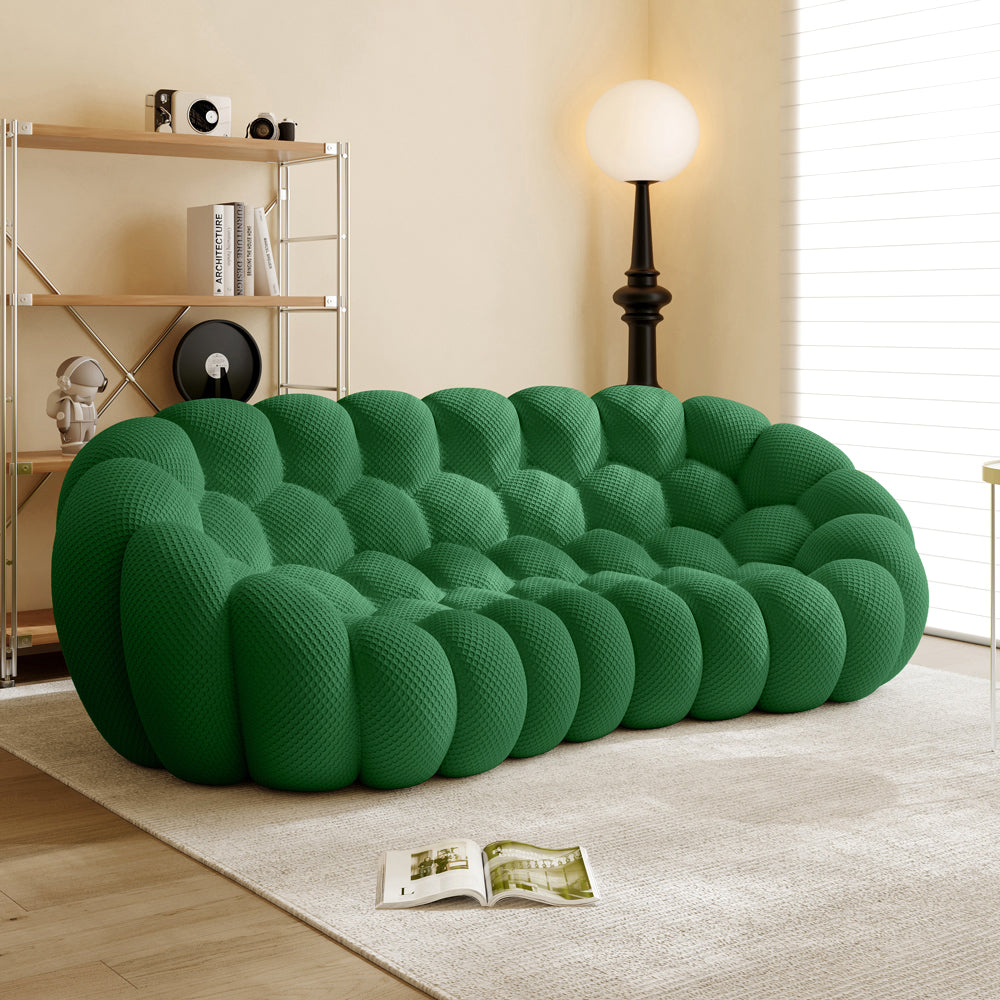 Vacuum Compression Bubble Sofa 3 seat in Green - Lkikos.com