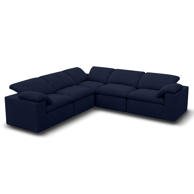 Vacuum Sealed Compression Sofa Velvet Cloud Sofa picture 18 in blue - Lkikos.com