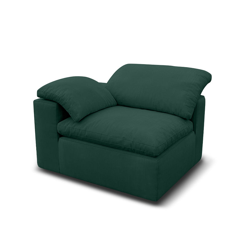 Vacuum Sealed Compression Sofa Velvet Cloud Sofa picture 20 in green - Lkikos.com