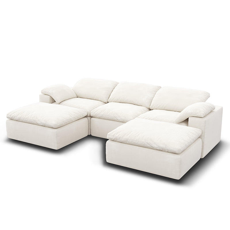 Vacuum Sealed Compression Sofa Velvet Cloud Sofa picture 48 - Lkikos.com