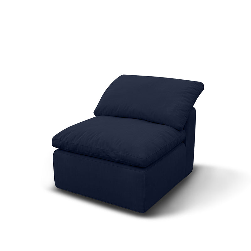 Vacuum Sealed Compression Sofa Velvet Cloud Sofa picture 6 in blue - Lkikos.com
