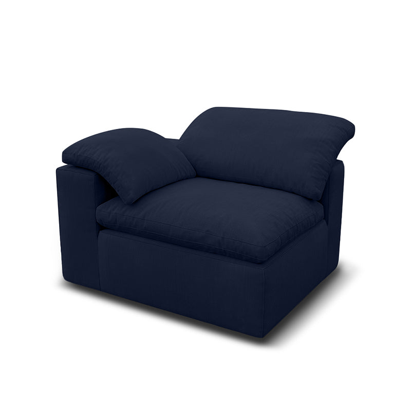 Vacuum Sealed Compression Sofa Velvet Cloud Sofa picture 8 in blue - Lkikos.com