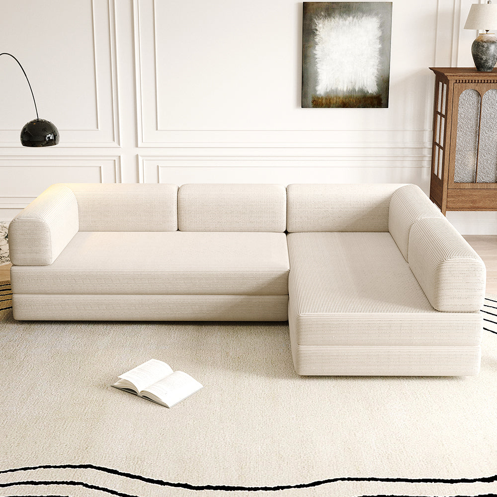 Vacuum Sealed Compression Sofa with Chaise Lounge picture4-Lkikos.com
