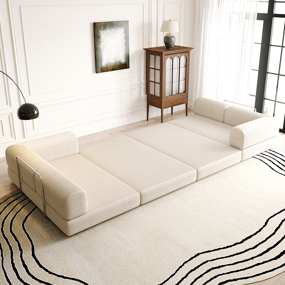 Vacuum Sealed Compression Sofa with Chaise Lounge picture6-Lkikos.com