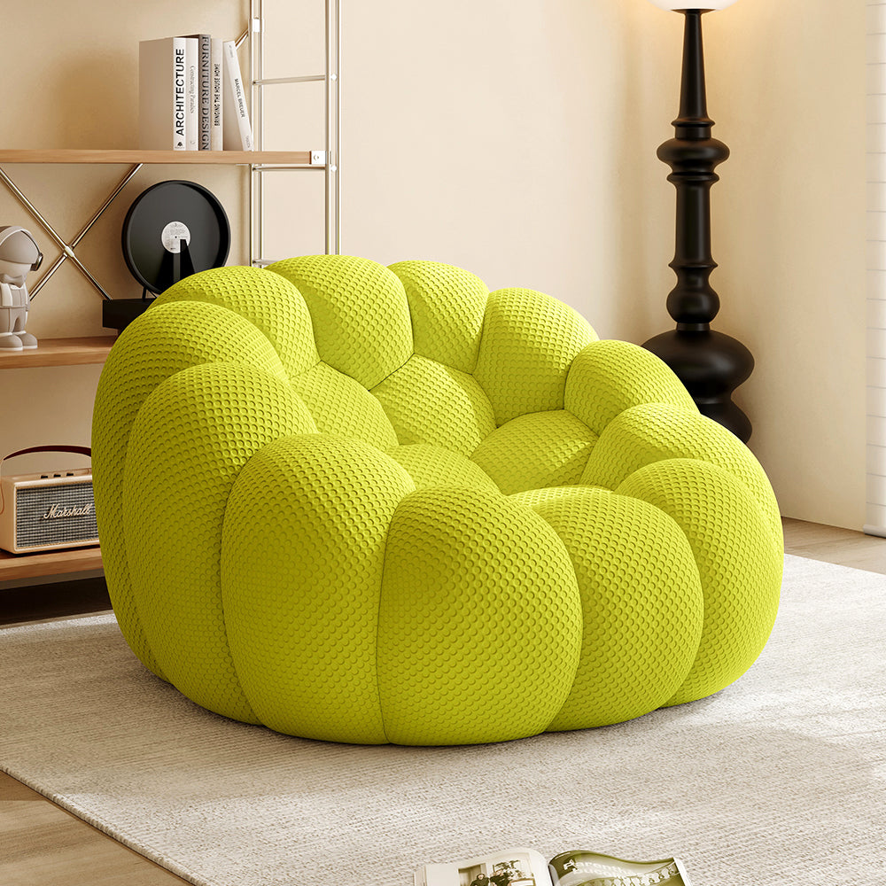compressed bubble sofa in Fluorescent Green- Lkikos.com