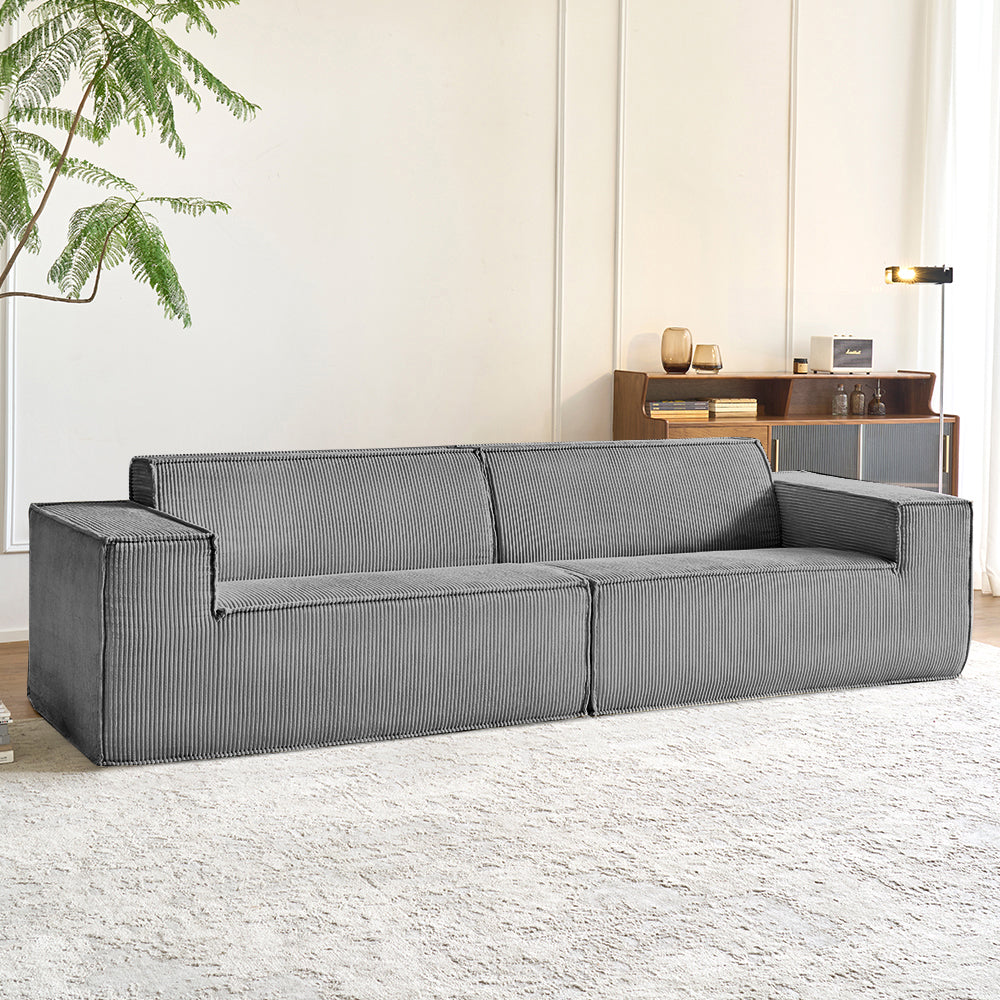 dark grey Compressed Foam Sofa in a box - Lkikos.com