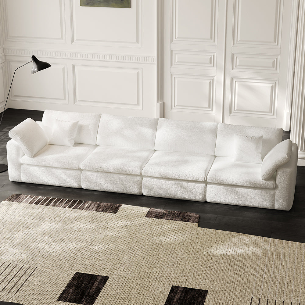 Lkikos 4-Seater Cloud Couch – side angle view