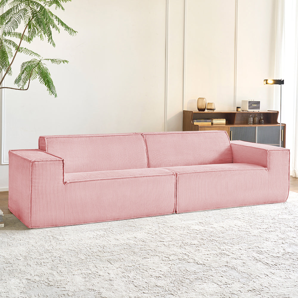 pink Compressed Foam Sofa in a box - Lkikos.com