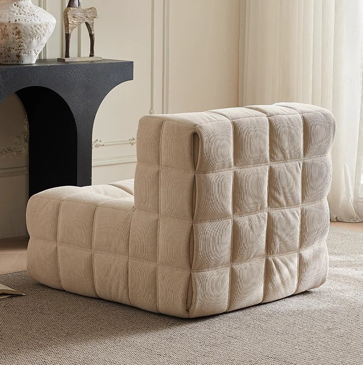 Modern Small Comfy Corduroy Compression Couch