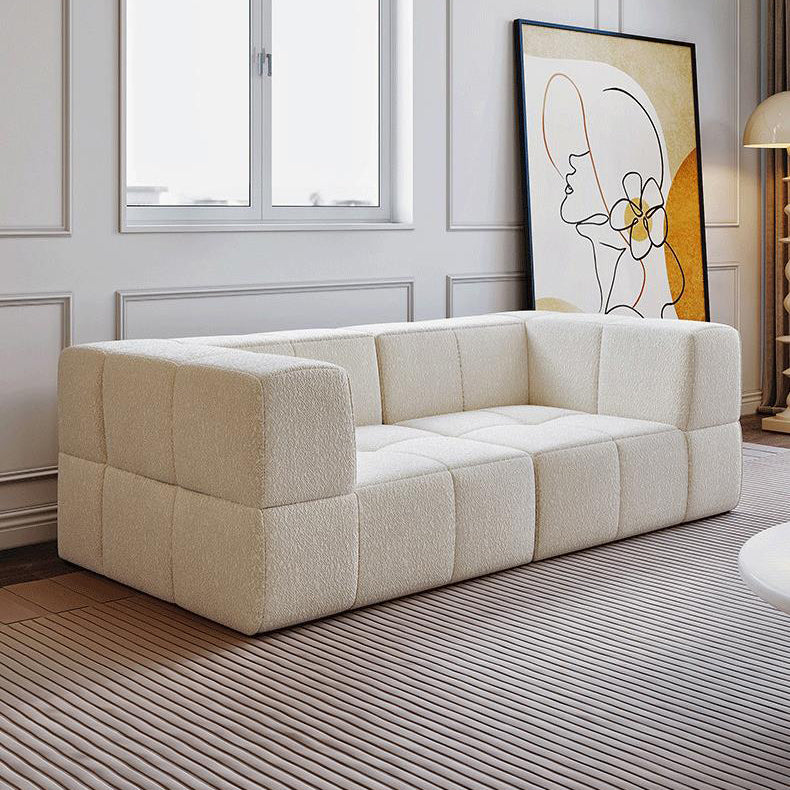 White Modular Compressed Sectional Sofa