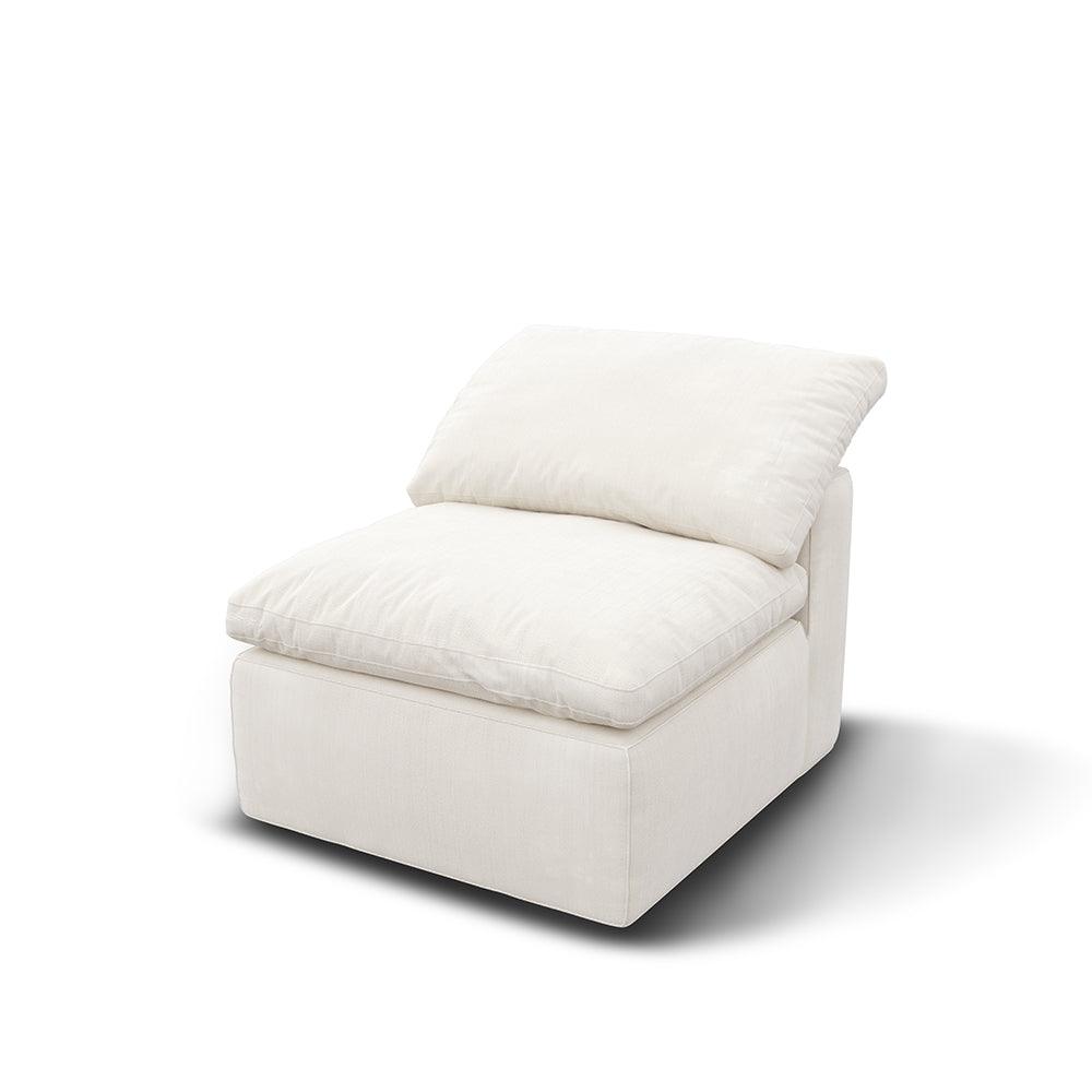 Compressed Cloud Couch 1 seat without armrests - Lkikos.com