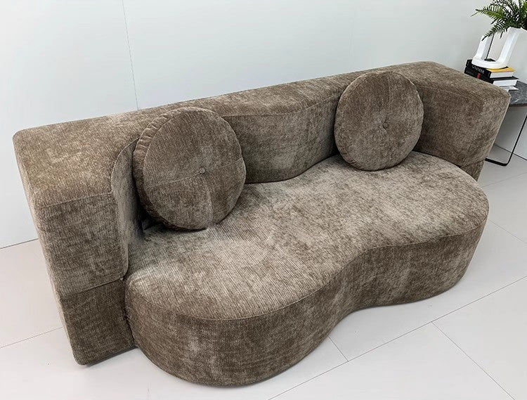 2 to 1 sofa brown2 - Lkikos.com