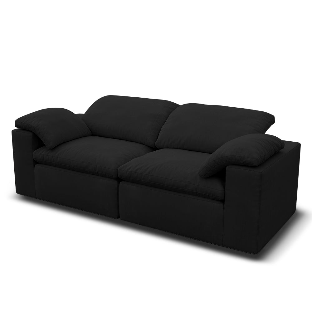 Cloud Sofa 2-seater Black - Lkikos.com