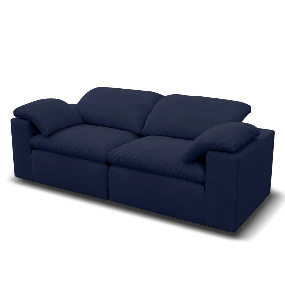 Cloud Sofa 2-seater Blue - Lakkos.com