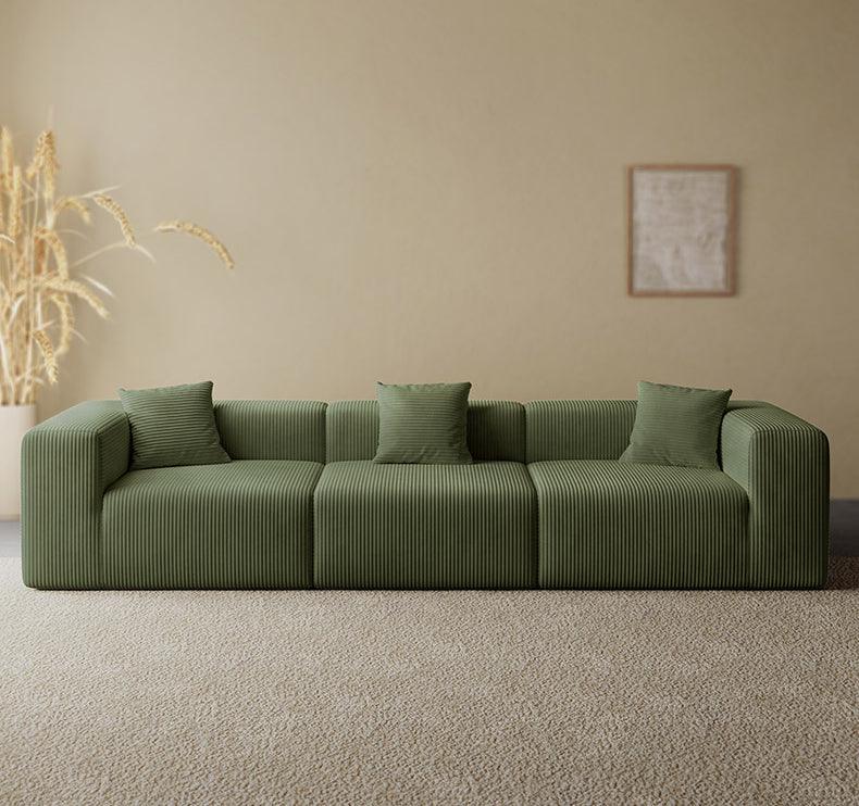 Compressed Corduroy Sectional Couch - Lkikos.com
