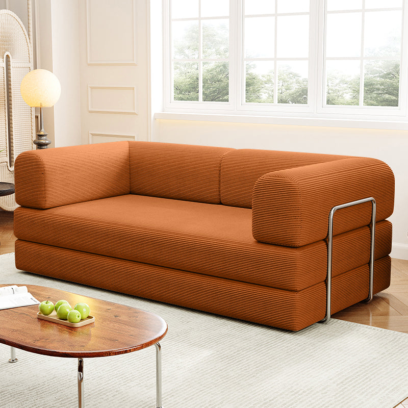 Compression Sofa Rust Orange- Lkikos.com