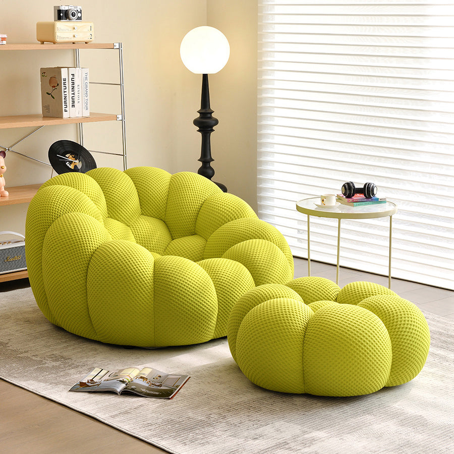 Fluorescent Green compressed bubble sofa - Lkikos.com
