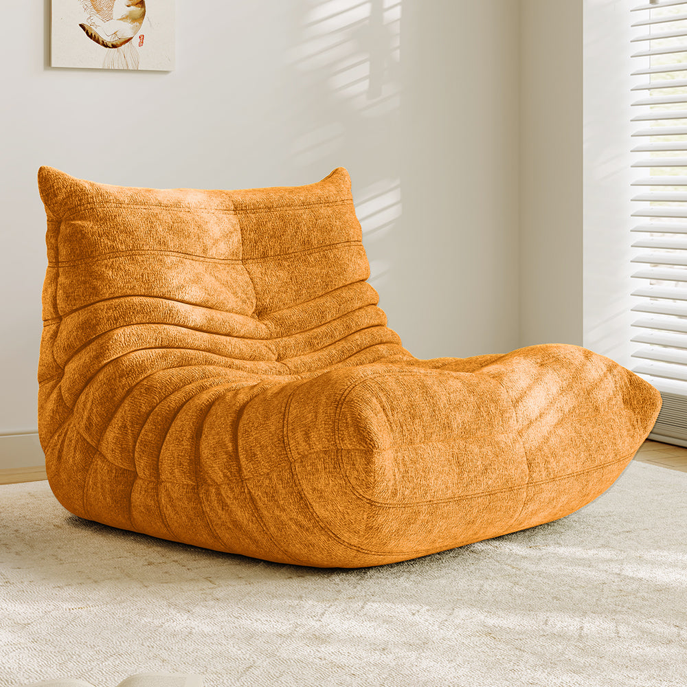 Lkikos Compressed Sofa Togo Sofa in yellow 3.1- Lkikos.com