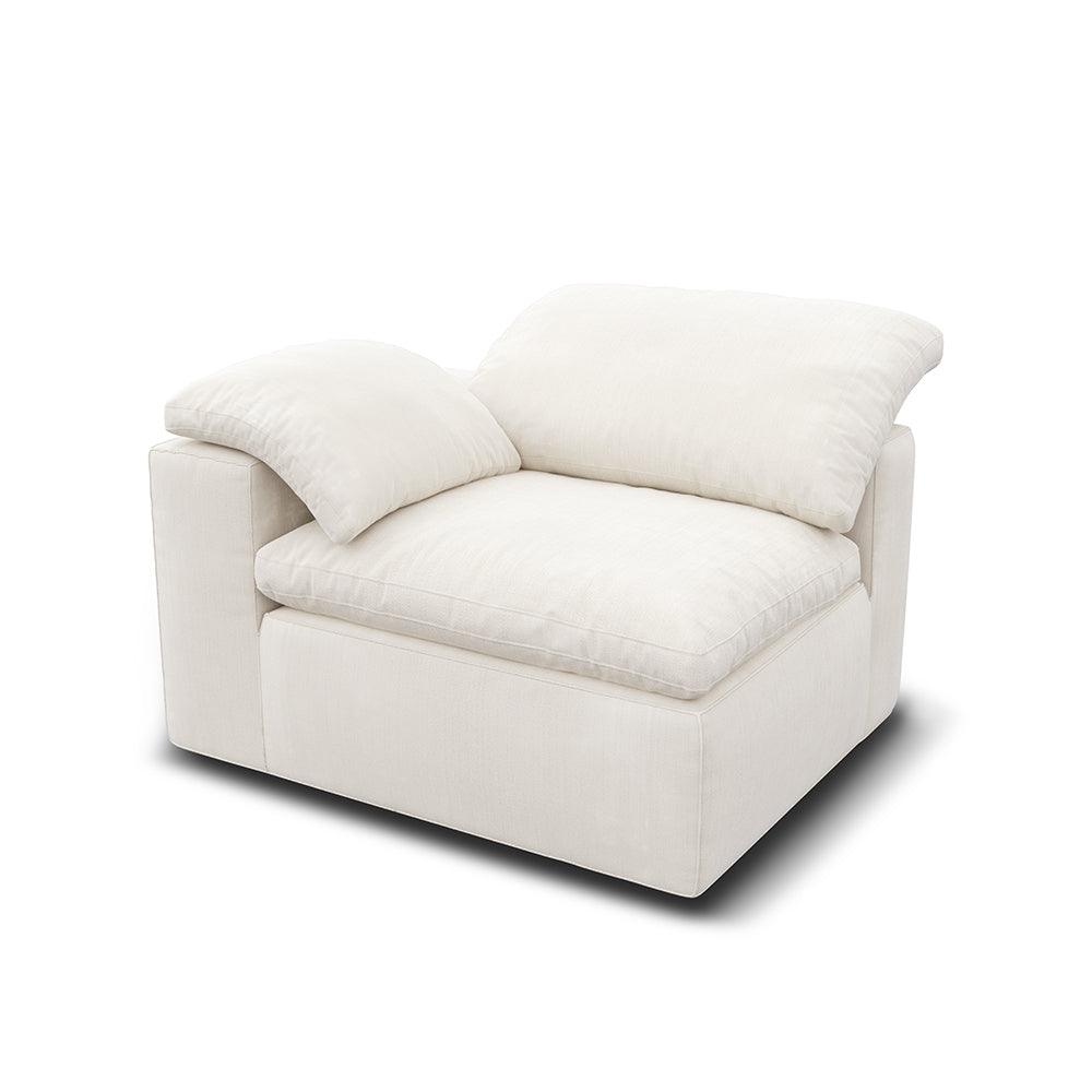 Compressed Cloud Couch 1 seat 1 armrest - Lkikos.com