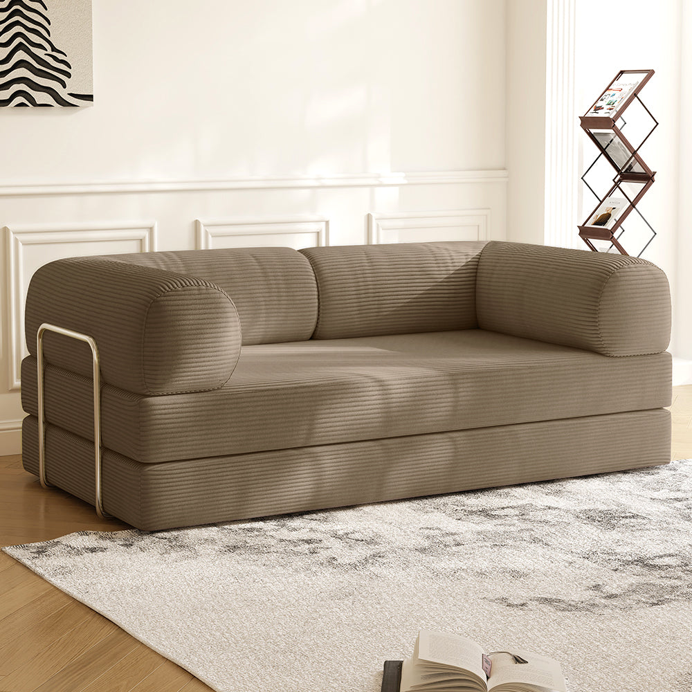 Teddy Sofa V2 in camel - Lkikos.com