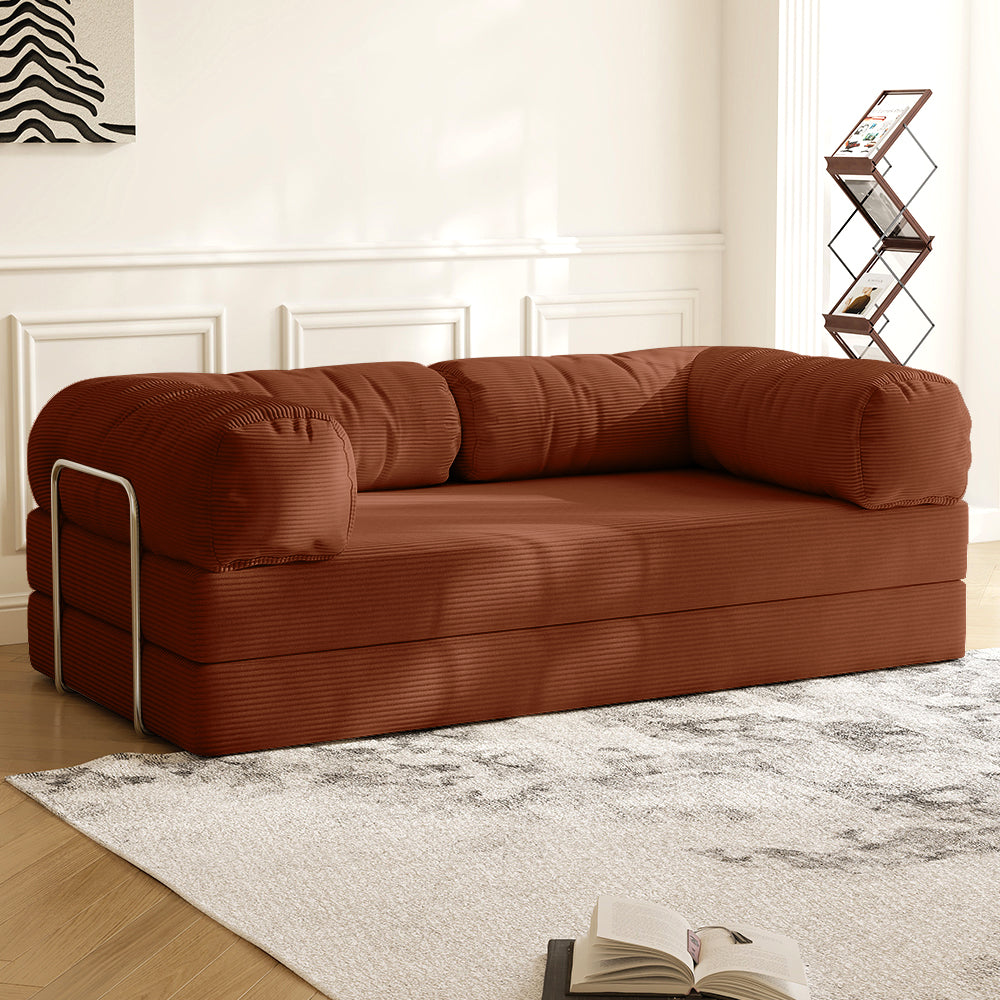 Teddy sofa V2 Reddish brown - Lkikos.com