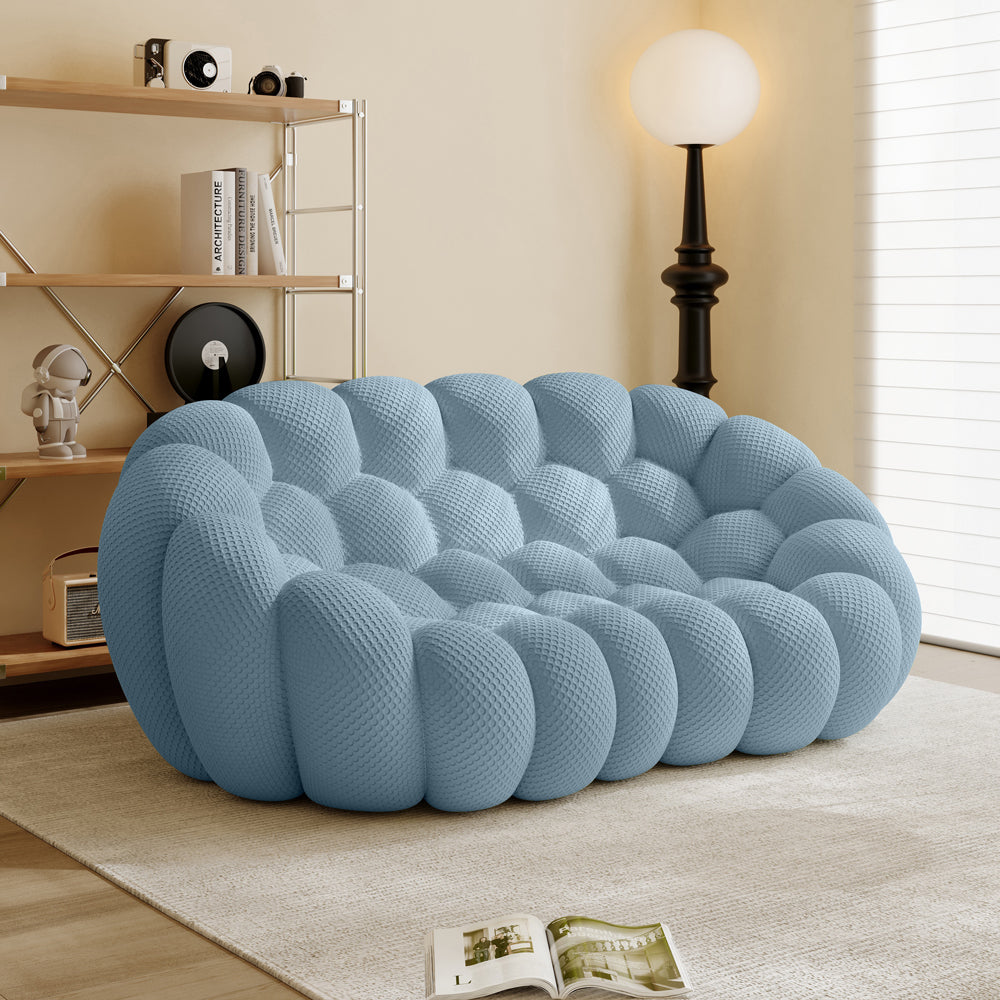 Vacuum Compression Bubble Sofa 2 seat in Light Blue - Lkikos.com