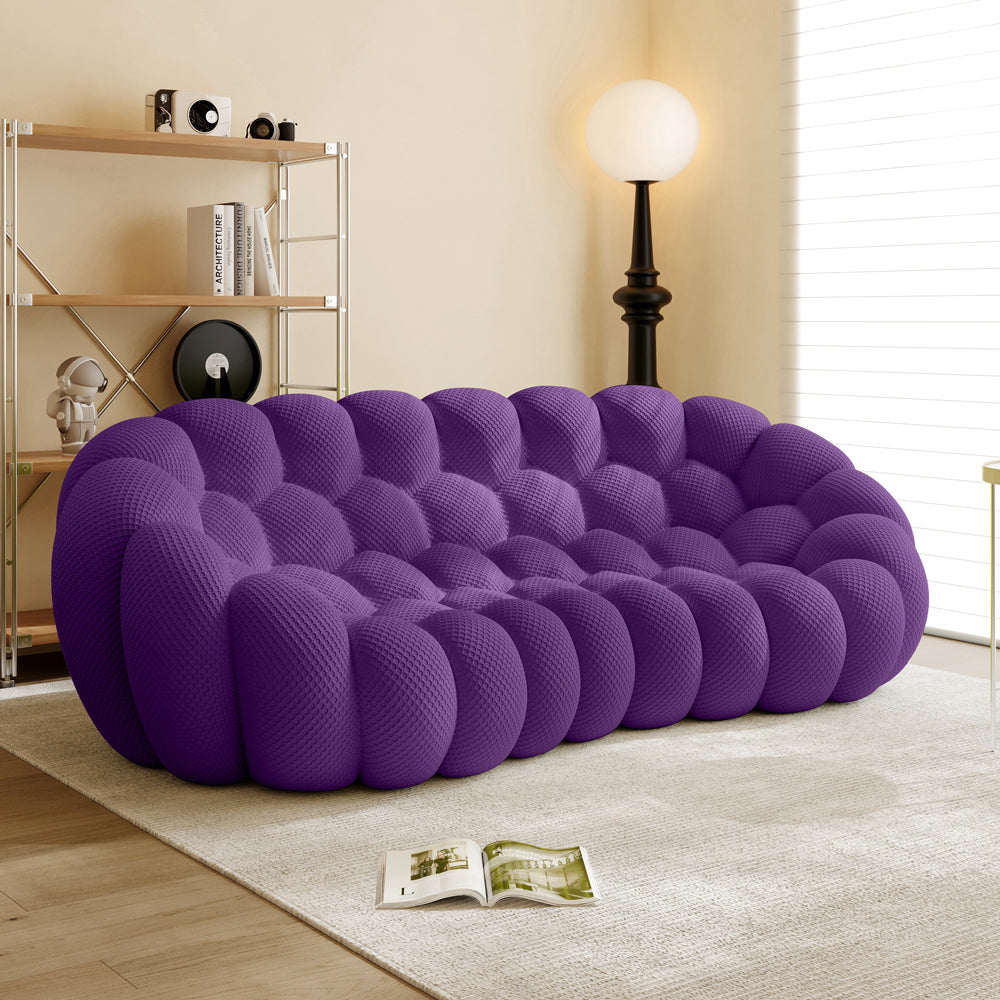 Vacuum Compression Bubble Sofa 3 seat in Purple - Lkikos.com