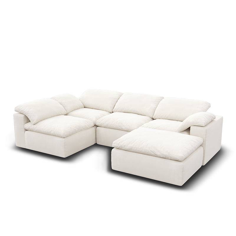 Vacuum Sealed Compression Sofa Velvet Cloud Sofa picture 39 - Lkikos.com