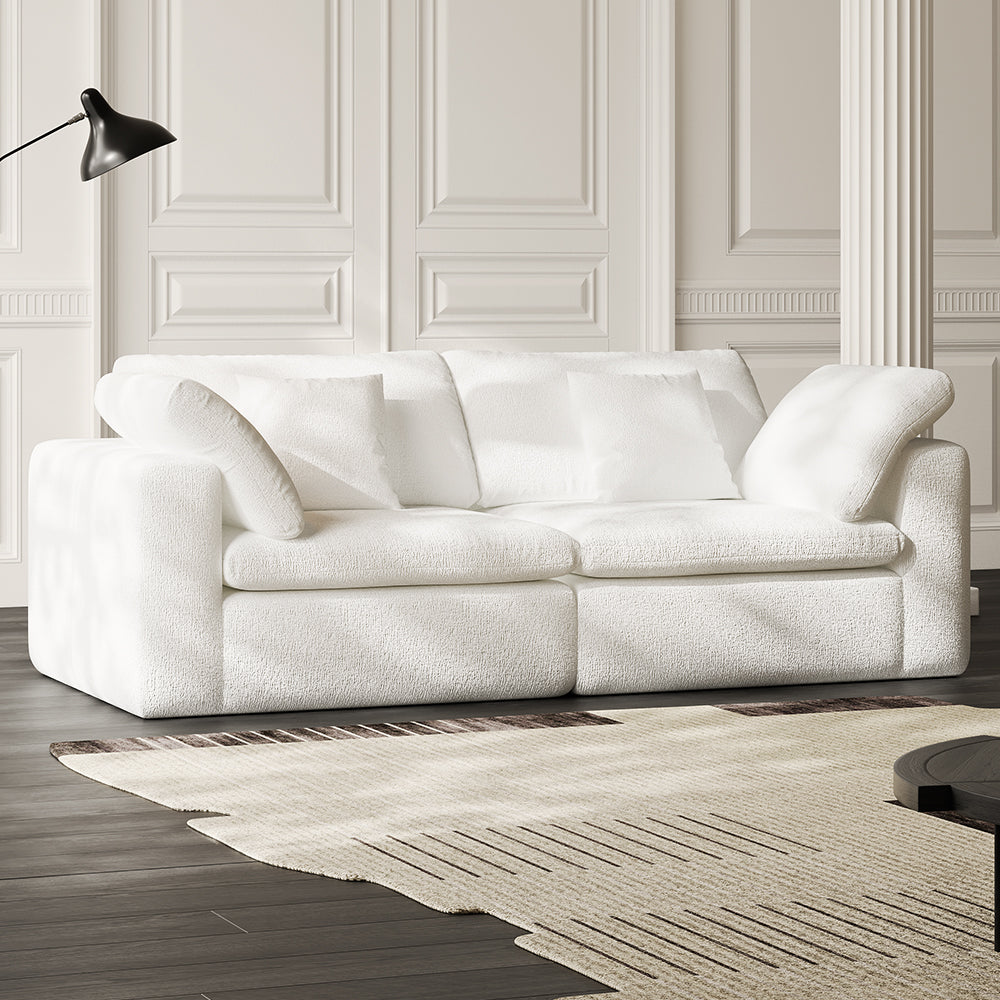 Lkikos 2-Seater Cloud Couch in a modern living