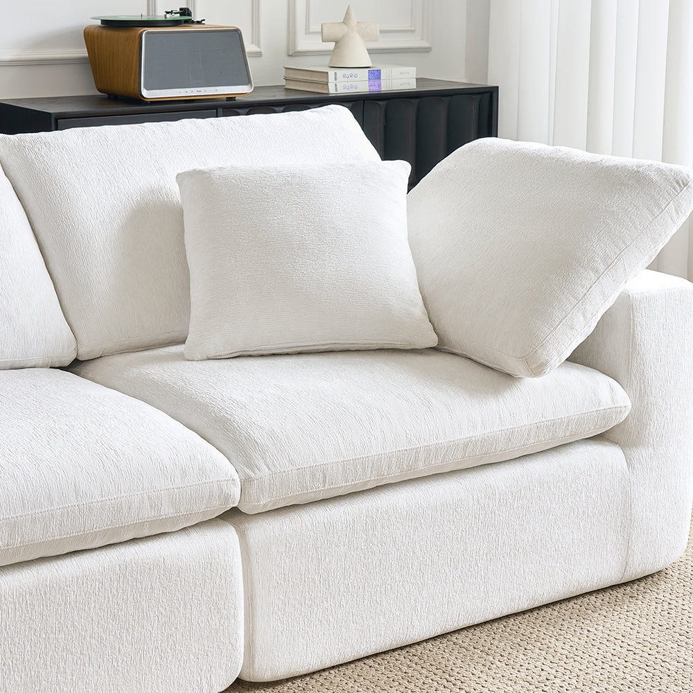 Lkikos Cloud Sofa with plush seat and oversized back cushions